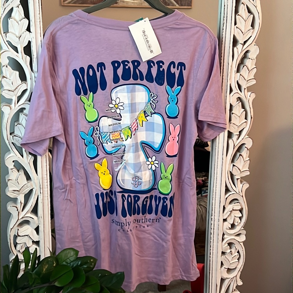 NWT! Simply Southern Easter Peeps Tee